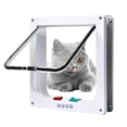 thumbnail image 1 of Puerta Con Solapa para Gatos Y Gatitos Pequeña Plástico ABS Cerradura Seguridad 4 Vías, 1 of 9