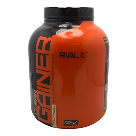 - Rivalus Clean Gainer - Smooth Vanilla, 5 Lb