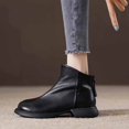 thumbnail image 5 of Women's Ankle Boots Stylish Soft Leather Back Zipper Comfortable Short Boots Ideal for Autumn and Winter, 5 of 8