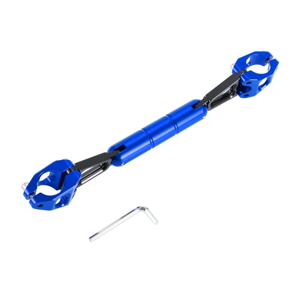 Motorcycle Motor Bike Cross Bar Adjustable Handlebars Motor Bike Handlebar Blue with Small Wrench 1 Set