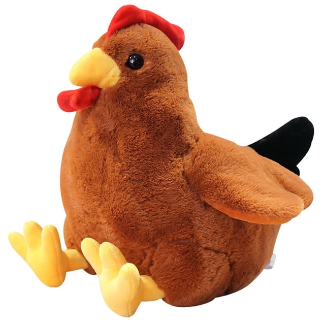 Xihbxyly Gallo de Peluche, Diseño Suave y Abrazable, Inspirado En Animales de Granja, Ideal para Juegos Imaginativos, Lavable, 30 Cm/11,81 Pulgadas, Ideal para Todas Las Edades.