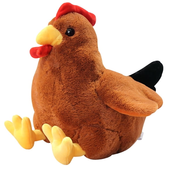 Fiudx Gallo de Peluche, Diseño Suave y Abrazable, Inspirado En Animales de Granja, Ideal para Juegos Imaginativos, Lavable, 30 Cm/11,81 Pulgadas, Ideal para Todas Las Edades.