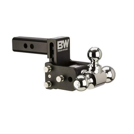 Class 1 Tow Hitch B&W Trailer Hitches TS10047B Tow and Stow Hitch for Tri-Ball Class 4 Hitch 1 7/8