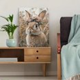 thumbnail image 5 of Qisvanset Framed Canvas Wall Art, 12x16 Inch Spring Bunny Floral Vintage Nursery Wall Print, 5 of 5