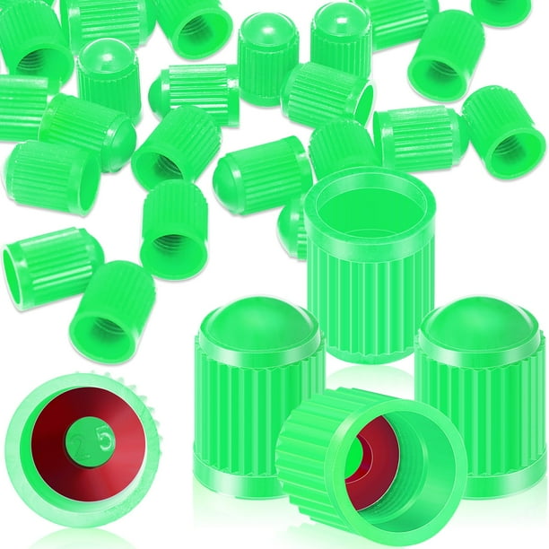 Tapones antipolvo para válvulas de neumáticos Outus, paquete de 20 unidades, para coche, moto o bicicleta