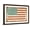 Brown Frame, variant on Art.com Vintage Style American Flag Art Print by Alisa Foytik, Brown Frame Wall Art, 44" x 32"