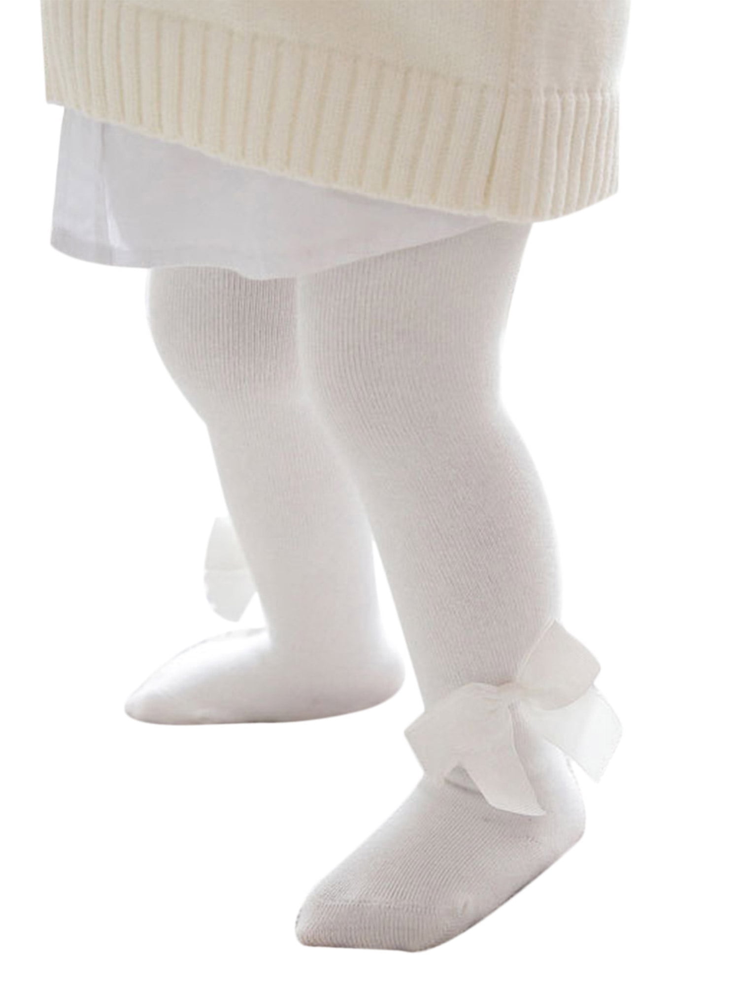 Toddler Kids Baby Girl Cotton Warm Tights Pantyhose Autumn Spring Bownot  Cute Children Girl Stockings 