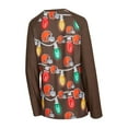 thumbnail image 2 of Women's Concepts Sport Cleveland Browns Garland Knit Raglan Long Sleeve Top & Pants Set, 2 of 3