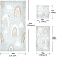 thumbnail image 3 of Coolnut Cute Rainbows Bathroom Towel Set of 3 with Hand Towel, Wash Cloths & Bath Towel, Extra Aborbent Soft Towels Set Decor for Bathing Home Shower Wash cloth, 3 of 7