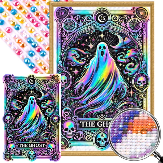 Kit Tarjeta Fantasma AB Parcial Taladro DIY 5D 45x65cm