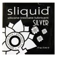 thumbnail image 1 of Sliquid Silver Premium Silicone Based Personal Lubricant, 0.17 fl oz., 1 of 2