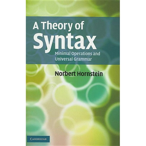 A Theory of Syntax, (Paperback)