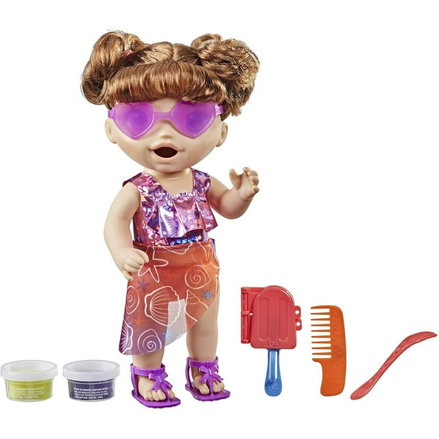 Baby Alive Sunshine Snacks Doll, Eats and Poops, Muneca de b Baby Alive Baby Alive