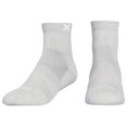 thumbnail image 5 of ODD SOX – Basix Tonal Ash Gray Quarter Socks – Large – Soft Cotton Blend Athletic Everyday Socks for, 5 of 6