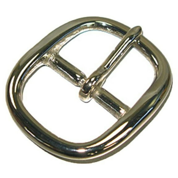Pack Of 32 7/8 In Horse Tack Die Cast Center Bar Nickle Plated Buckle