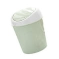 thumbnail image 2 of Billuyoard Cubierta enrollable Cubo de basura Plástico Hogar Oficina Sala de estar Mini Cubo de basura Contenedor de basura multiusos Suministros de limpieza para el hogar Verde Billuyoard HA003874-02, 2 of 6