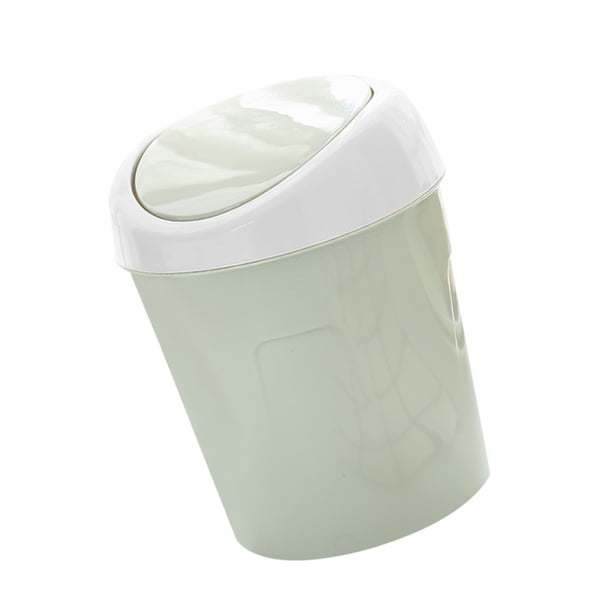 Bearachild Cubo de basura con cubierta enrollable, cubo de basura de plástico para el hogar y la Oficina, organizador portátil multiusos, accesorios para Suministros de limpieza para el hogar Verde Bearachild HA003874-02