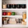 thumbnail image 6 of AmorArc 24 oz Soup Mugs with Handles, Jumbo Ceramic Bowls Mugs Set with handles for Coffee Cereal Cappuccino Snacks, Microwave&Dishwasher safe Soup Cups for Meal-Multicolor, 6 of 9