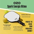 thumbnail image 2 of OZO Pickleball, Spark Energia Ritmo, Beginner Power Paddle, White, USAPA Approved, 2 of 5