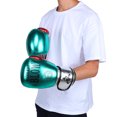 thumbnail image 4 of Guantes de boxeo Jadeshay unisex de PU 1 par color Plata Verde Azul Rojo, 4 of 11