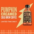 thumbnail image 2 of SToK Sweetened Pumpkin Creamed Ready to Drink Cold Brew Coffee Bottle, 48 fl oz, 2 of 14