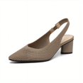 thumbnail image 1 of Sandales de Princesse Pointues à Bride Arrière Tricotée pour Femmes Filles, 1 of 8