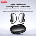 thumbnail image 4 of MINISO MS218 Wireless Bluetooth Earbuds with AI Translation, Over Ear Earhook Headphones with Mic, Real-Time Language Support, HiFi Sound, Secure Fit for Travel Work, Black, 4 of 12