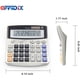thumbnail image 2 of Calculadora escritorio OFFIDIX, calculadoras básicas, calculadora solar y batería dual, portátil con pantalla LCD grande de 12 dígitos, grande, 2 of 3