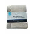 thumbnail image 1 of Couverture micro en molleton Mainstays en taupe solide, 1 of 3