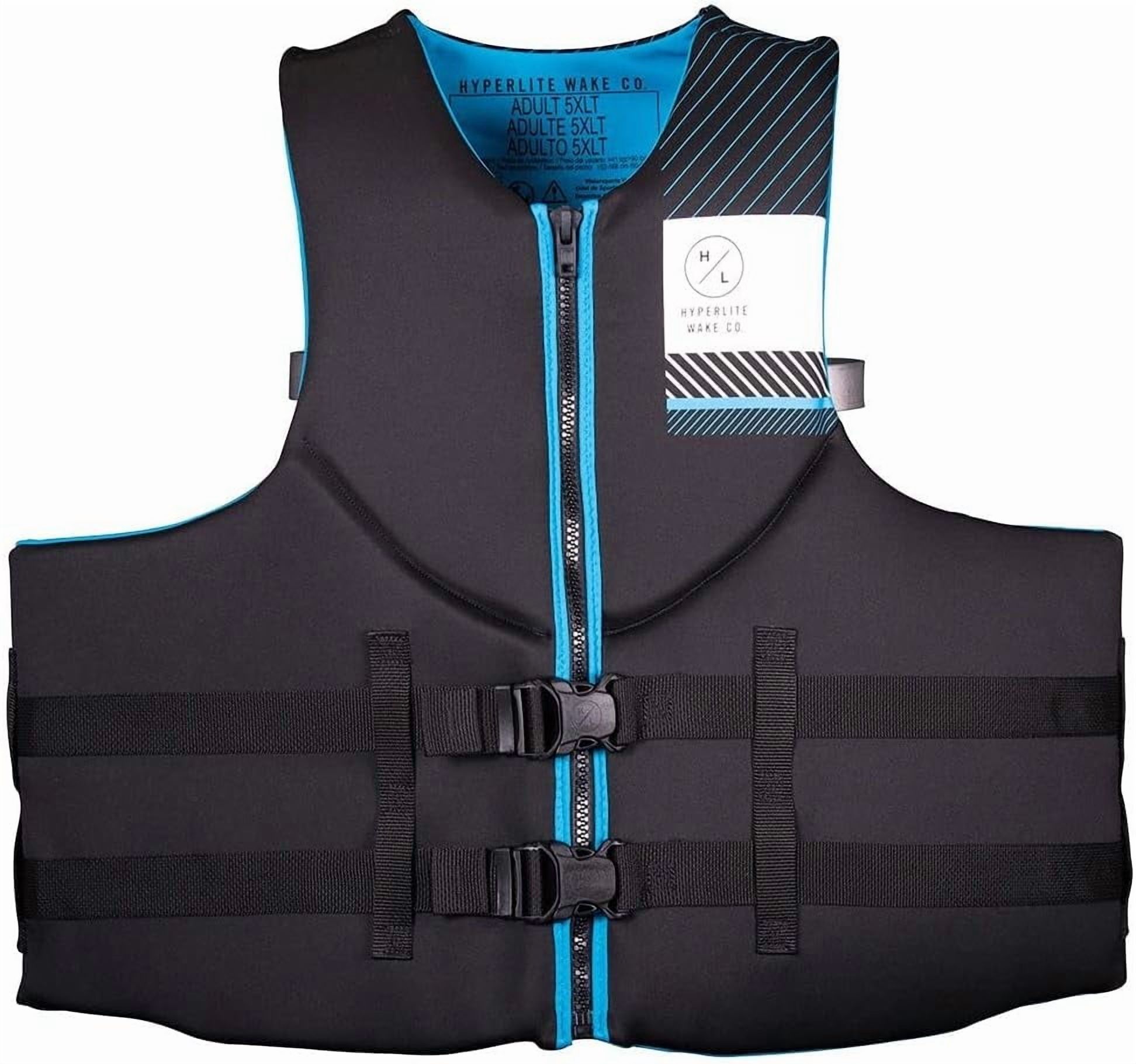 HYPERLITE Men's Indy HRM NEO Black and Gray Life Vest