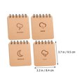 thumbnail image 2 of Milisten 4Ud Cuadernos De Bolsillo Para Notas Con Papel Duradero Para Uso En Oficina Y Casa, 2 of 8