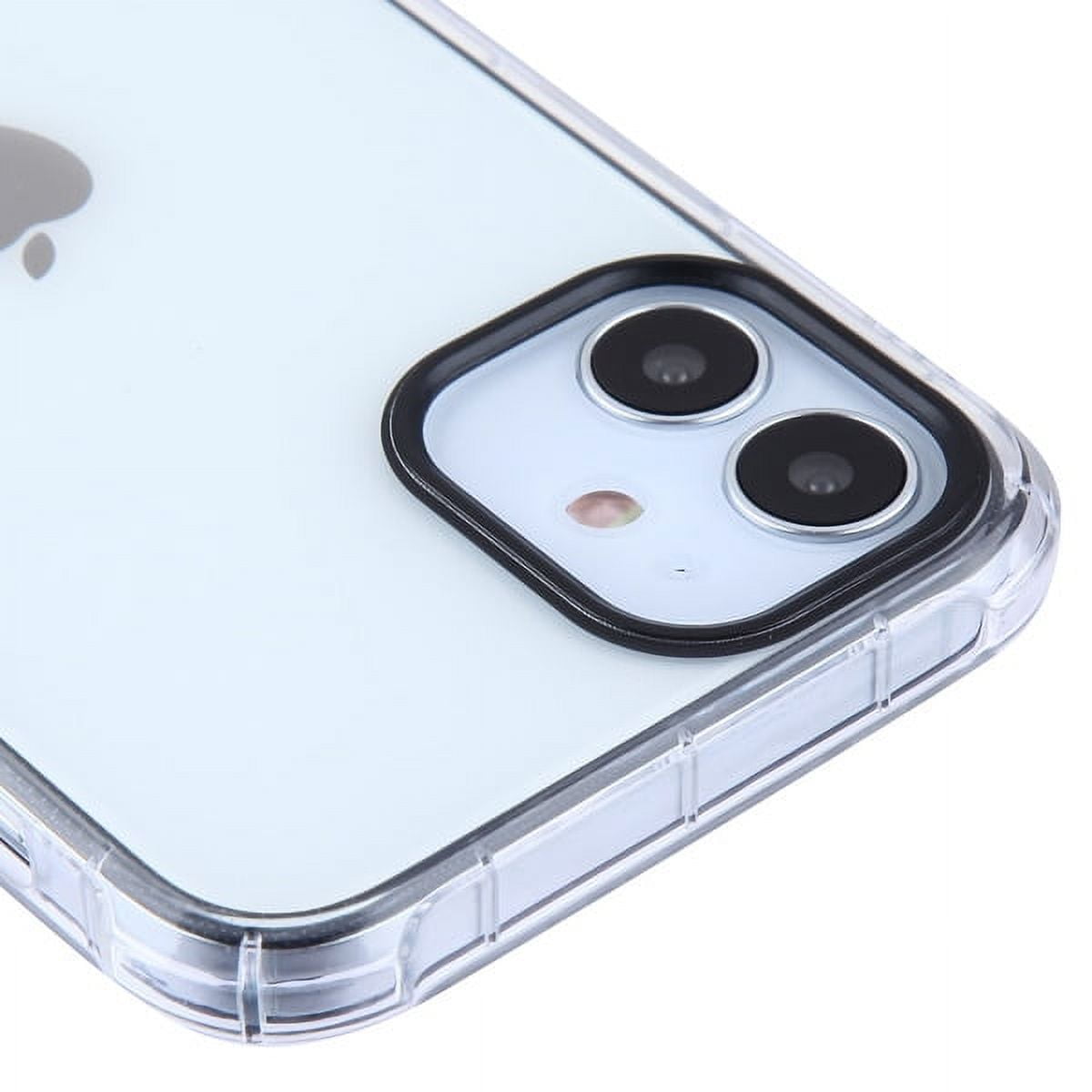 Baseus Transparent Camera Lens Protector Frame Case For iPhone 12 Mini TPU  No Back Phone Case