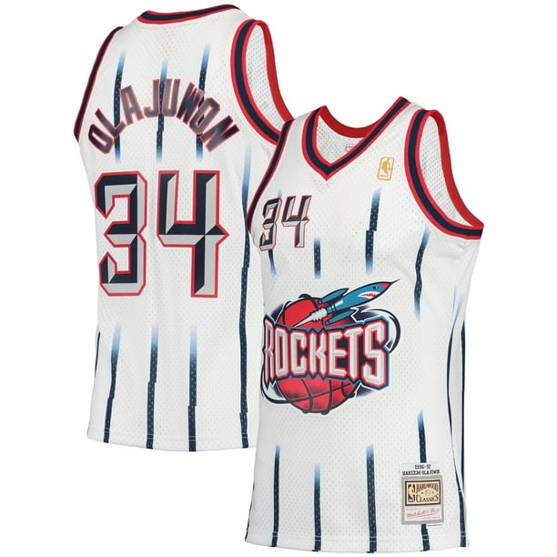 mitchell and ness rockets shirt