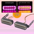 thumbnail image 1 of 2PC Motorcycle Turn Signal Lights Flowing Turn Signal Indicators Light Motorbike, 1 of 8