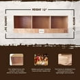 thumbnail image 3 of Rugged Ranch TRIPLEX RuggEgg Barn Wooden Chicken Coop Triple Nesting Egg Boxes, 3 of 7
