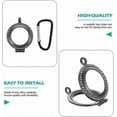 thumbnail image 2 of AirTags Case Compatible with Apple AirTags,2 Pack Anti-Lost AirTag Keychain/ AirTag Holder,Metal Case Rhinestone Anti-Scratch Case Cover for Airtag Do, 2 of 4