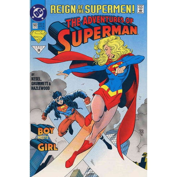 Comic Adventure Character Pre-Owned Adventures of Superman Annual #3 1991 DC Comics Comic Book ...