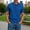 c03Blue, variant on Mens Fashion Shirts Short Sleeve Golf Shirt Moisture Wicking Quick Dry Performance Solid Color Lapel Shirts for Men Red L