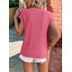 thumbnail image 4 of Top Informal de Corta con Cuello Redondo y Aguja Gruesa para Mujer, Color Rosa, Talla L, 4 of 6