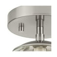 thumbnail image 5 of Atwell Collection One-Light Brushed Nickel Mid-Century Modern Semi-Flush Mount, 5 of 10