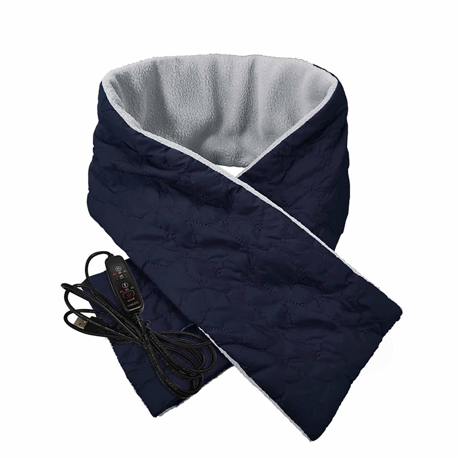 USB Heated Scarf with 3 Heating Levels Rechargeable Smart Electric