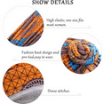 thumbnail image 6 of African Head Wrap Headbands for Women Turbans Hair Wraps Pre-Tied Pattern Bonnet Turban Knot Beanie Cover Hat 3 Pcs, 6 of 6