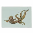 thumbnail image 1 of Goldfish Cutting Board, Illustration of an Aquatic Sea Animal with Colorful Design Sketchy Print, Decorative Tempered Glass Cutting and Serving Board, in 3 Sizes, by Ambesonne, 1 of 2