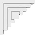 thumbnail image 3 of 6 1/2"W x 10"D x 10"H Standard Landon Architectural Grade PVC Bracket, 3 of 11