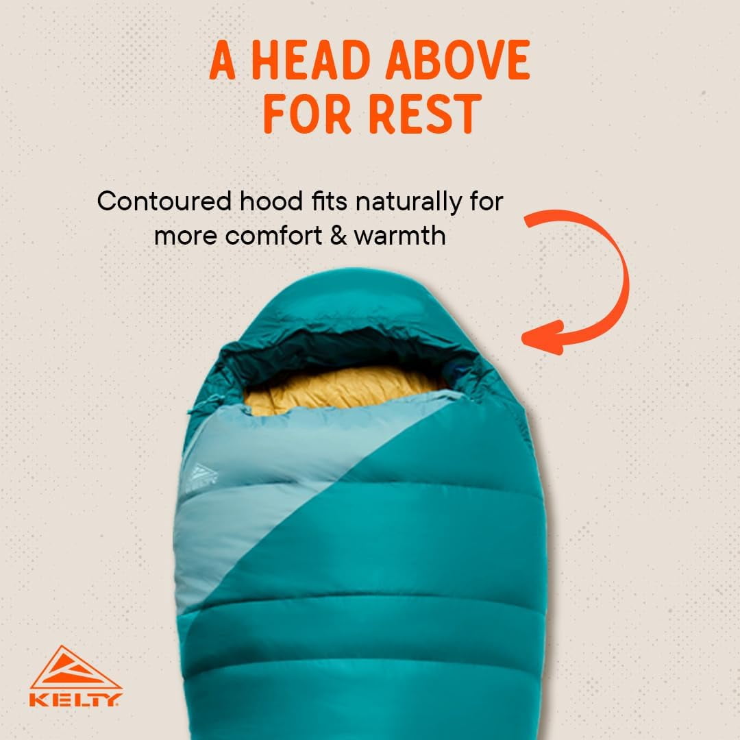 Cosmic 20 Down Mummy Sleeping Bag for Backpacking, Campers, 550 Fill Power, Recycled Fabrics with PFAS-Free DWR, Designed in Sunny Colorado,