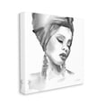 thumbnail image 5 of Stupell Industries Woman With Headwrap Soft Watercolor Portrait Painting, 24 x 24, Design by Aimee Del Valle, 5 of 5
