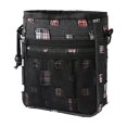 thumbnail image 2 of Bolsa de golosinas de entrenamiento para perros de lona, 1,3 L de capacidad, Bolsa multifuncional para aperitivos para mascotas al aire libre, Riñonera con bolsillo para residuos, Negro/Azul marino, 2 of 6