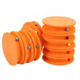 thumbnail image 1 of Bobines en Mousse, 10 Pcs Bobines de Ligne de Pêche Portables pour Pêche Orange, 1 of 8