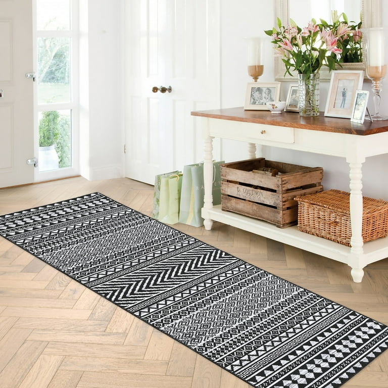 Hallway Carpet Mudroom Rug Non-slip Based Washable Decorative