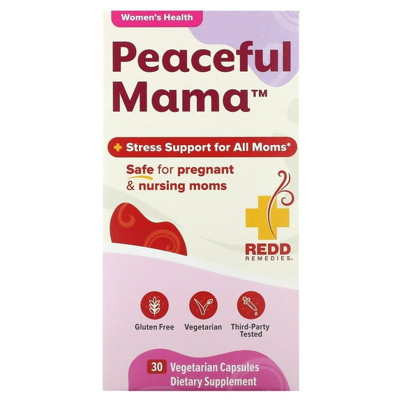 Redd Remedies Peaceful Mama, 30 Vegetarian Capsules